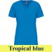 Kariban Ladies Bio150 V-Neck tropical blue